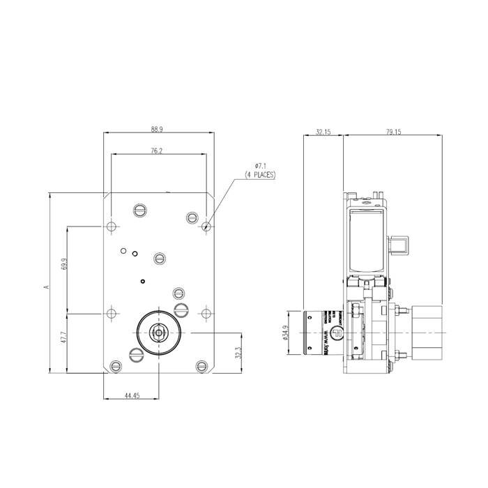 Fortress Interlocks Coded multiple key switch with solenoid locking and back of board mounting
