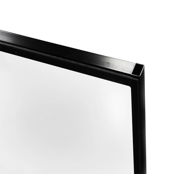 Troax STPC Polycarbonat Element  2200mm Höhe mit  beschichteter Rahmen in schwarz (RAL 9005)