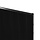 USRP full steel panel 2200mm height black coated (RAL 9005)