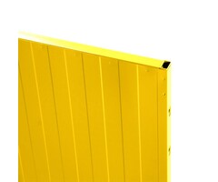 Troax USRP volle plaat paneel 2200mm hoog - geel