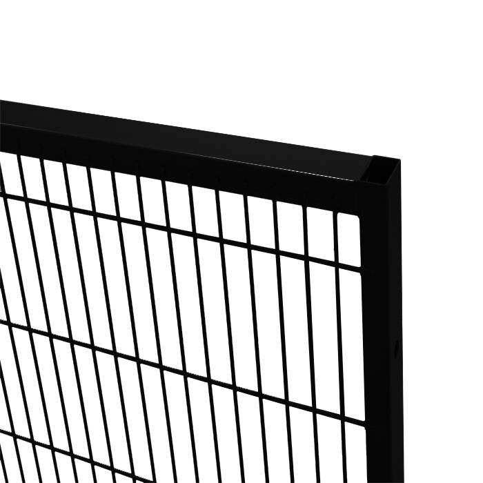 Troax ST30 coated mesh panel 2200mm height in black (RAL 9005)
