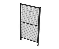 Troax Enkele draaideur 2200 hoog - zwart