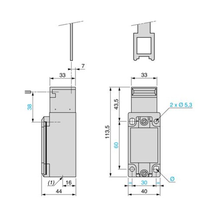 Troax Veiligheidsschakelaar Safe Lock PLd 29932011