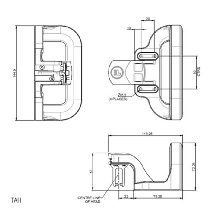 Fortress Interlocks Handle operated aluminium safety switch PLd