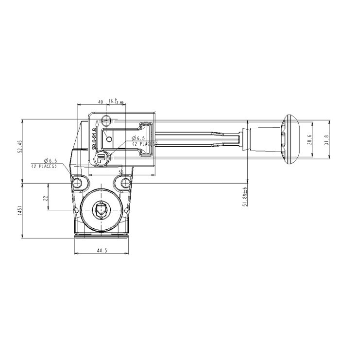 Fortress Interlocks Codierter Tür-Interlock mit Griffetätiger PLe