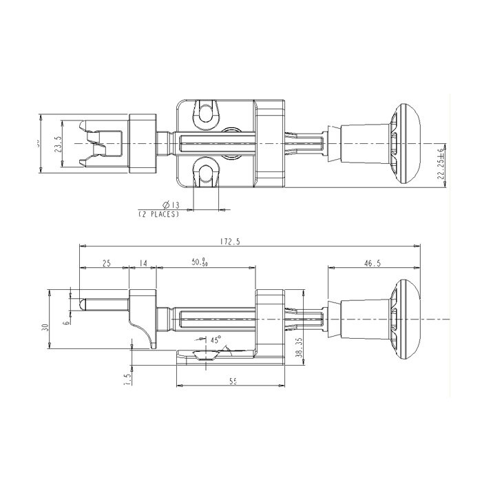 Fortress Interlocks Coded stainless steel door interlock with handle actuator PLe