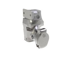 Fortress Interlocks Enkele RVS deurvergrendeling  met vaste tong  DMSK