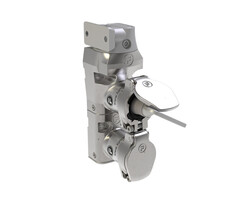 Fortress Interlocks RVS deurvergrendeling  met veiligheidssleutel en vaste tong  DMSK2