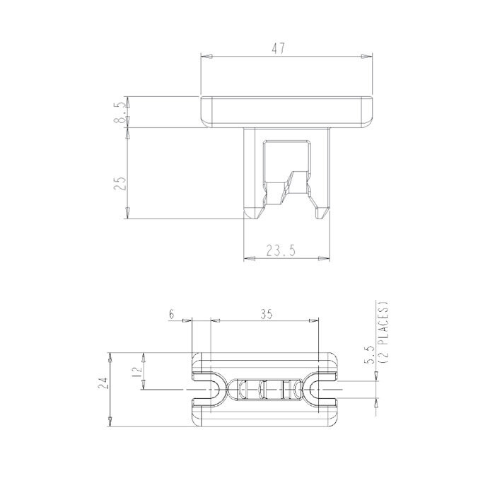Fortress Interlocks Coded double door interlock stainless steel with fixed actuator PLe