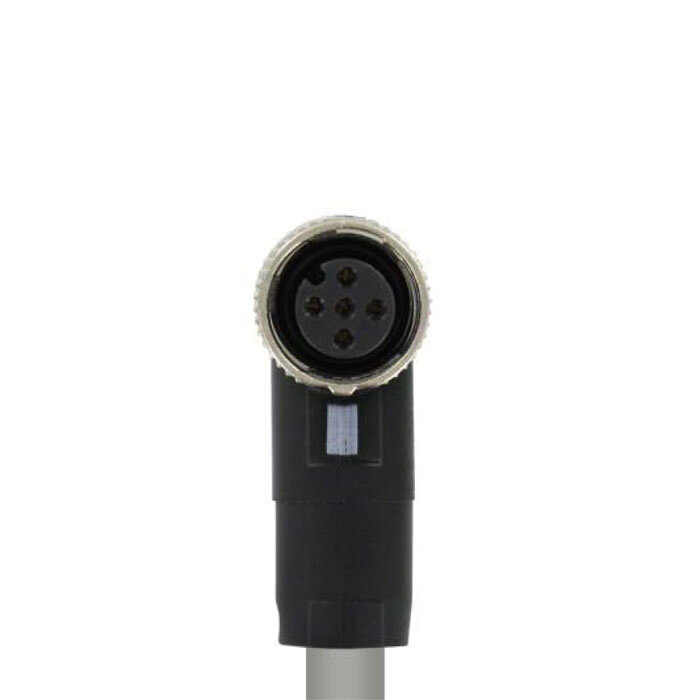 Inxpect M12 5-pin 90° female connector with PVC Cable
