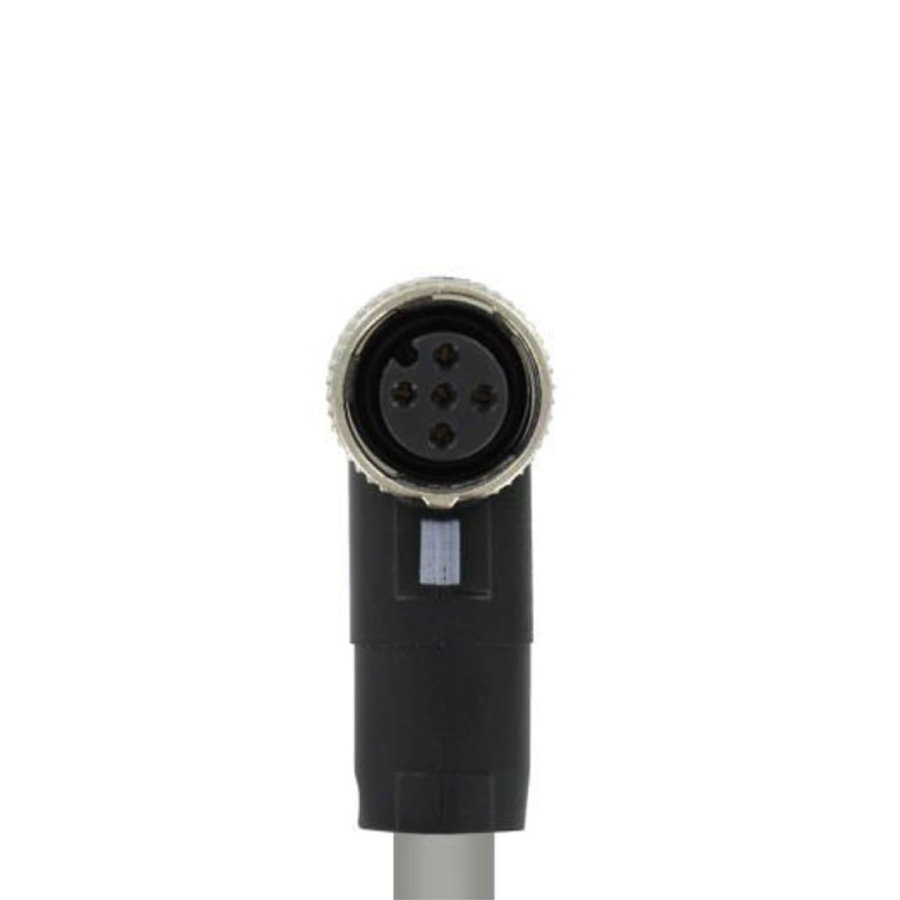 PVC kabel met 2 stekkers M12, 5-polig (female + male)