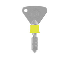 Fortress Interlocks Gecodeerde sleutel met gele ring  CLK-SUCS-Y