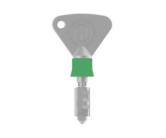 Fortress Interlocks Gecodeerde sleutel met groene ring  CLK-SUCS-G