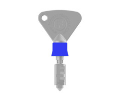 Fortress Interlocks Gecodeerde sleutel met blauwe ring  CLK-SUCS-B