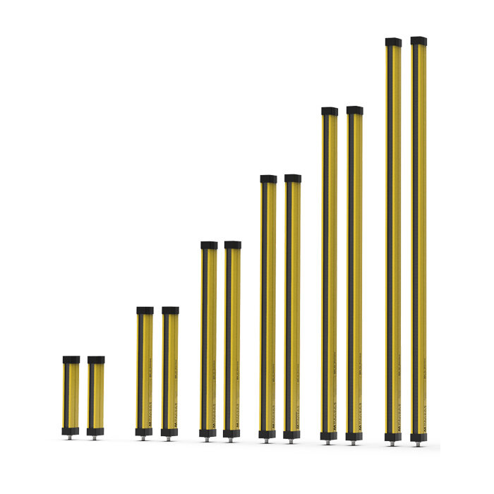 Mechan Controls Type 4 veiligheidslichtscherm met 14mm resolutie voor vingerdetectie MLG-14