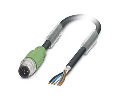 Inxpect M12 5-pin 0° female connector with PVC Cable