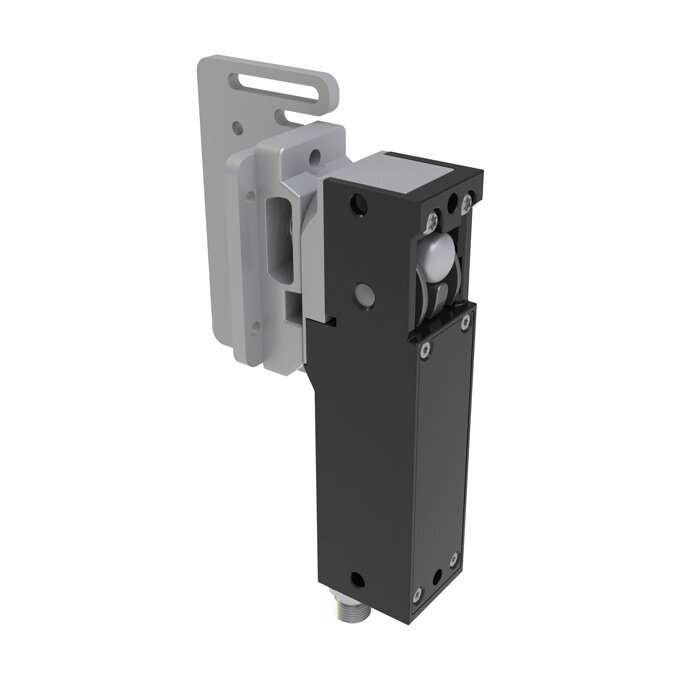 Fortress Interlocks Robuster RFID Sicherheitsschalter mit Zuhatlung aus Metall mit Ball Winkel-Betätiger PLe