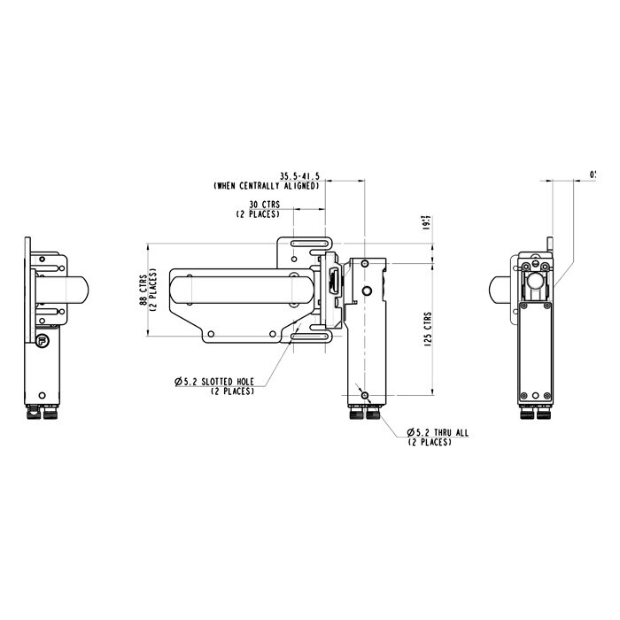 Fortress Interlocks Robust RIFD steel safety interlocks switch with ball and handle operated actuator PLe