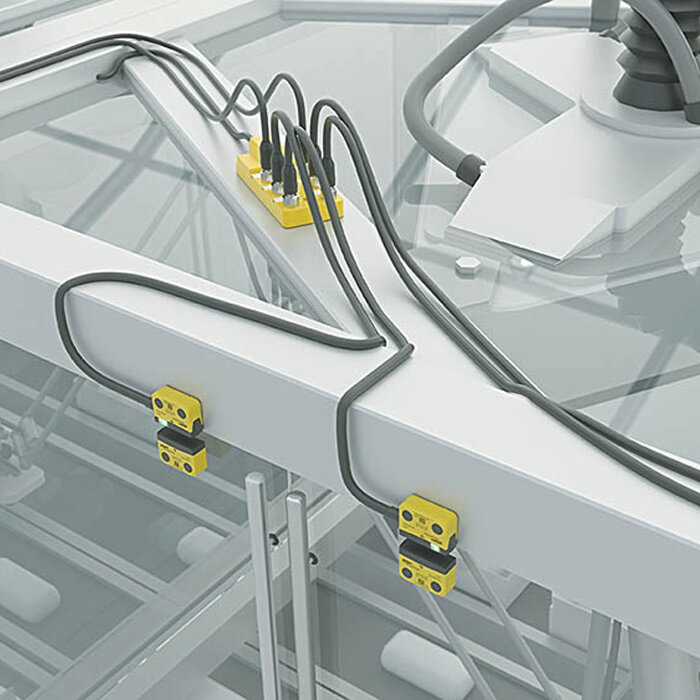 Safety System Products Contactloze veiligheidssensor RFID uniek gecodeerd SAFIX I3-A