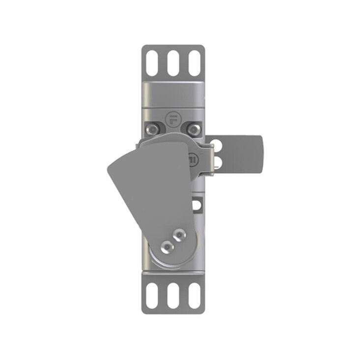 Fortress Interlocks Mechanical lock-in prevention unit for hinged doors