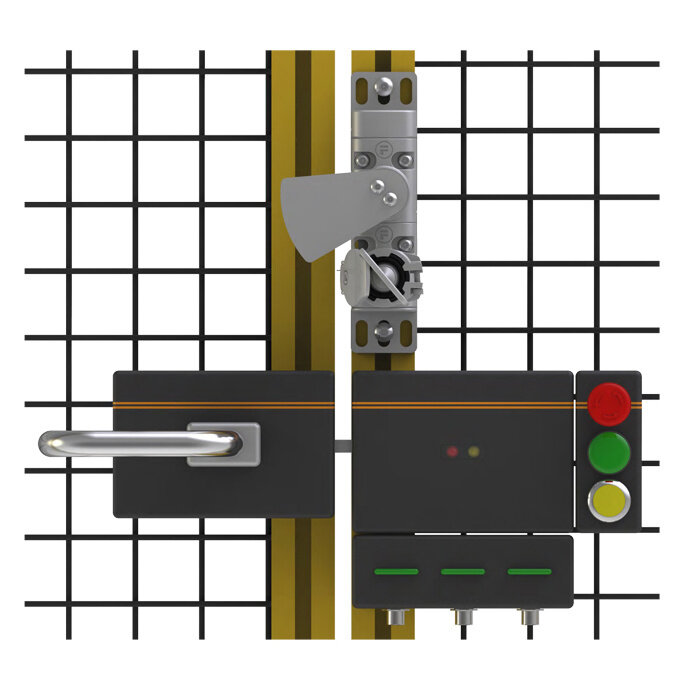Fortress Interlocks Mechanische Zutritts-Blockiersystem für Flügeltüren mit Schlüssel
