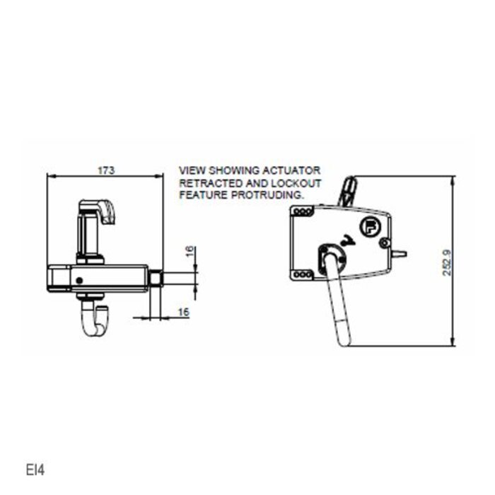 Fortress Interlocks Door handle EI