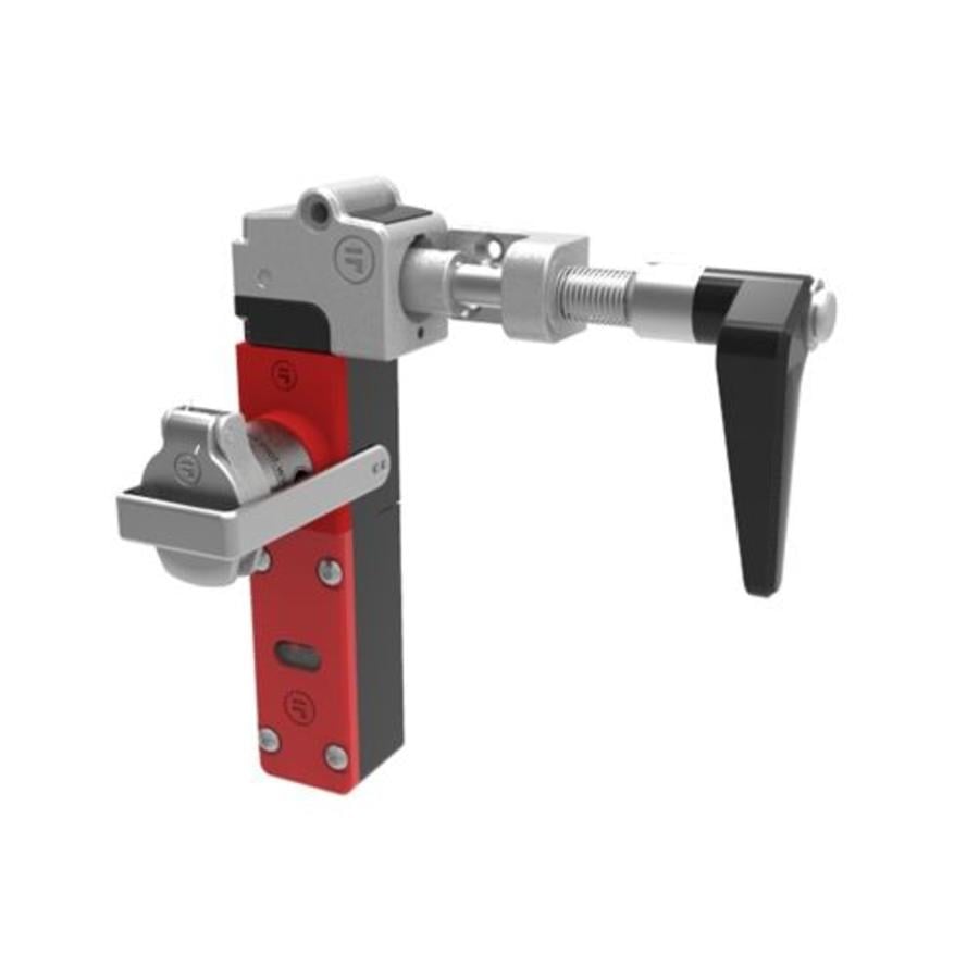Extreme robust handle operated aluminium safety switch with safety key (extracted key) PLe