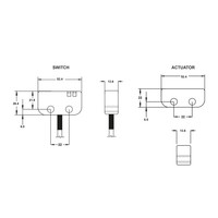 Contactloze OSSD veiligheidssensor RFID uniek gecodeerd ODNK