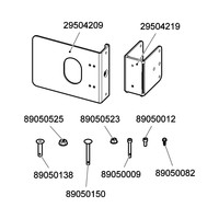 Fortress tGard mounting plates for use on Troax machine guards