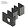 Fortress tGard mounting plates for use on Axelent machine guards