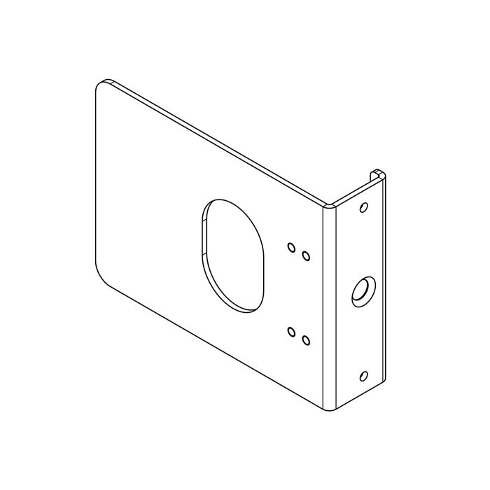 Troax Fortress amGard MA2 / MA4 montageplaat voor gebruik op Troax machineafscherming