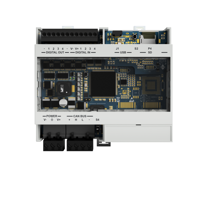 Inxpect Digitale E/A Control Unit C203B sicheres Radarsystem mit microSD
