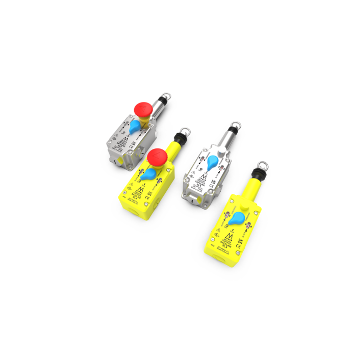 Mechan Controls Safeline 4 Rope Pull Safety Switch Diecast