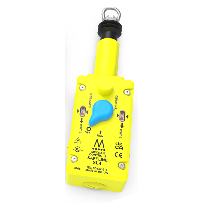 Mechan Controls Safeline 4 Rope Pull Safety Switch Diecast
