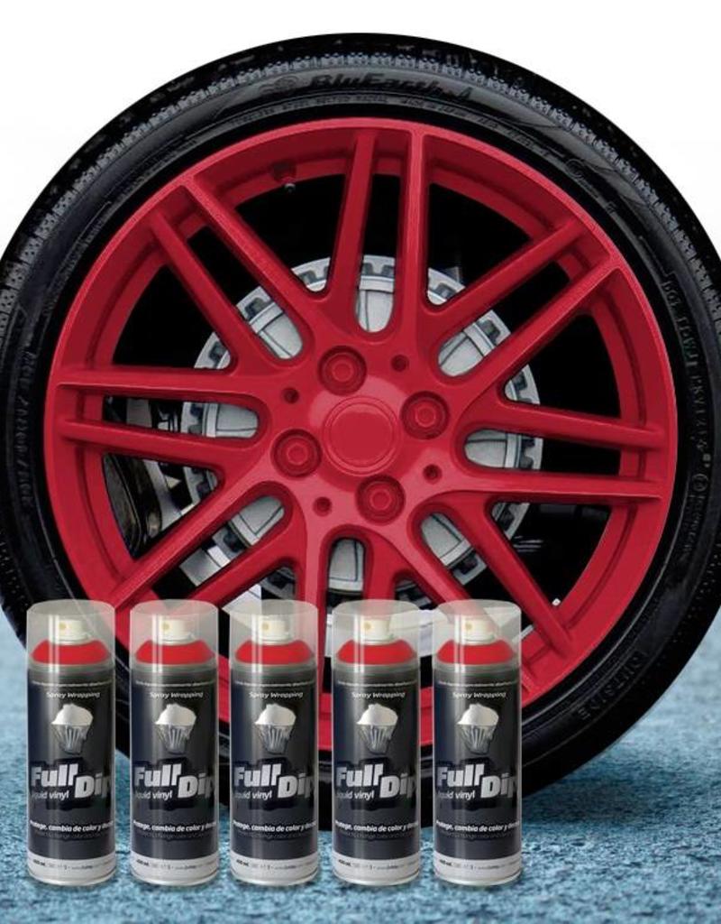 FullDip rims package cherry red