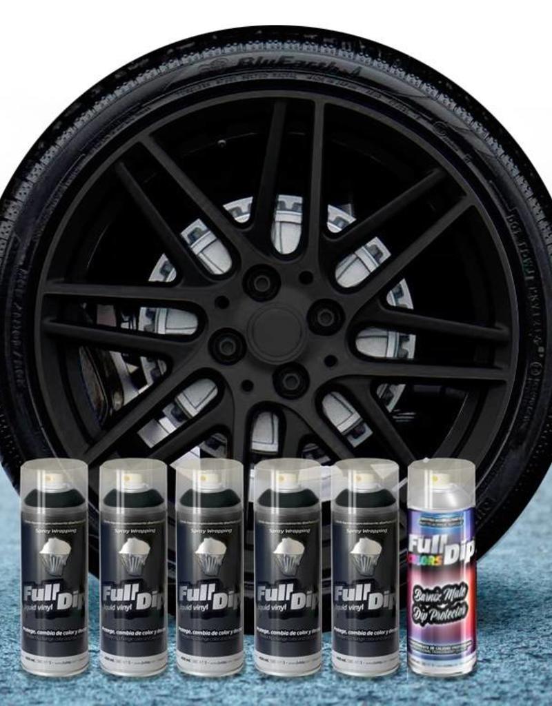 FullDip Rims package  Black + 1K mat-satin coating