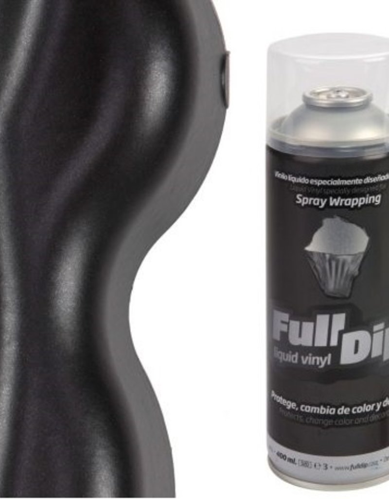 Vinilo líquido negro metalizado Full Dip® spray 400ml - TiendaFullDip