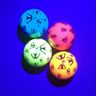 Blacklight Golf Balls Butterfly Print