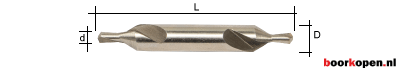 Centreerboor 4 mm