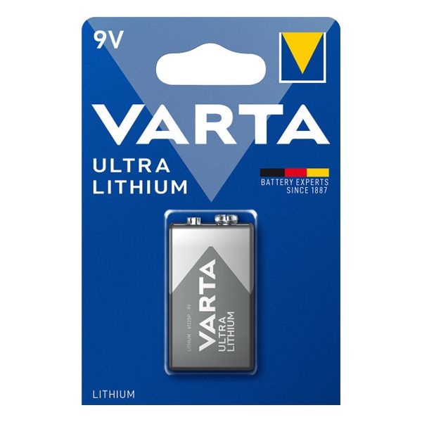 9V batterijen lithium
