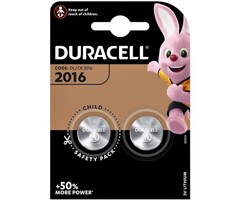 CR2016 batterij Duracell 2 stuks