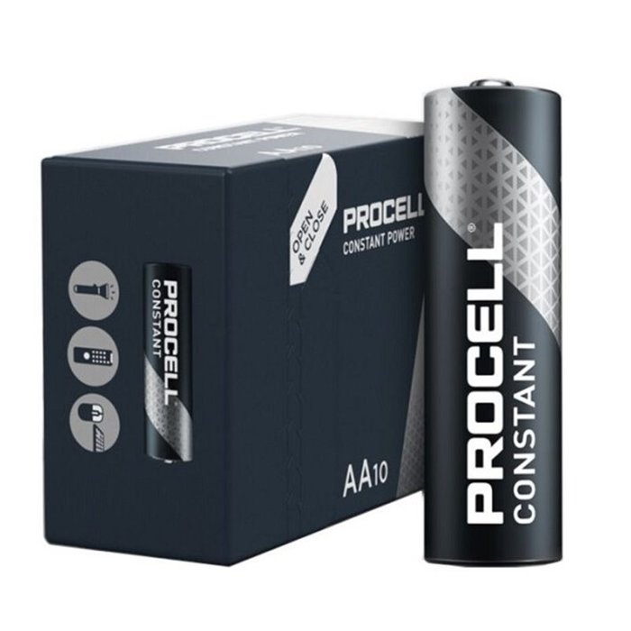 AA batterijen Duracell procell alkaline (10 stuks)