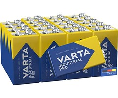 9V batterijen Varta Industrial alkaline (20 stuks)