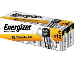 C batterijen Energizer industrial alkaline (12 stuks)