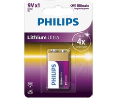 Philips ultra lithium 9V batterij