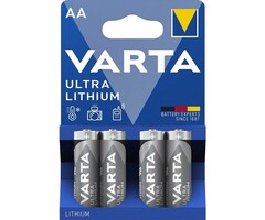 Varta ultra lithium AA batterijen (4 stuks)