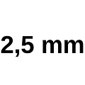Boor 2,5 mm