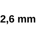 Boor 2,6 mm