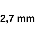 Boor 2,7 mm