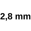 Boor 2,8 mm